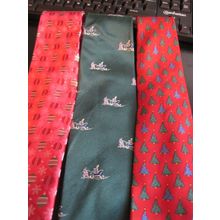 Collection of 3 Silk Christmas Ties
