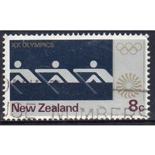 New Zealand 1973 Anniversaries - NZ Rowing Success, 1972 Olympics 8c Used