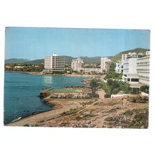 IBIZA, SPAIN used vintage postcard 1971 postmark #