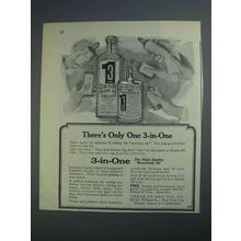 1926 3-in-One Oil Ad - There's Only One 3-in-One