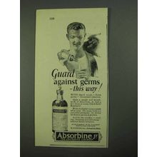1926 Absorbine Jr. Ad - Guard Against Germs This Way