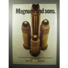 1970 Western Super X 22 Cartridges Ad - Magnum and Sons