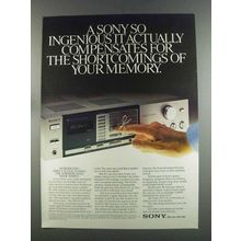 1982 Sony STR-VX33 Tuner Ad - So Ingenious