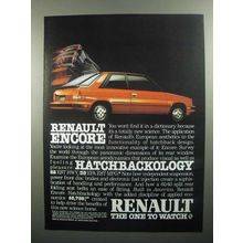 1984 Renault Encore Car Ad