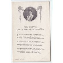 Our Beloved Queen Mother Alexandra Postcard Publisher Beagles