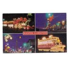 BLACKPOOL, LANCASHIRE. MULTIVIEW.. unused vintage postcard Bamforth =