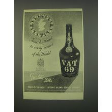 1949 Vat 69 Scotch Ad - From Scotland to every corner of the world