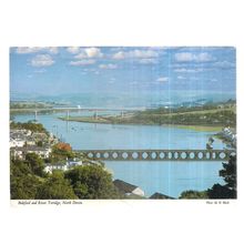 RIVER TORRIDGE, BIDEFORD, DEVON used postcard by John Hinde..1981 postmark? =