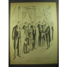 1967 Moss Bros. Fashion Advertisement - Cartoon by Anton (Antonia Yeoman)