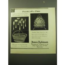 1950 James Robinson Advertisement - English Hors d'Oeuvre Set; Biscuit Box