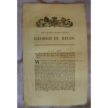 1817 Act of Parliament: Assessing County Rates