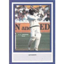 CL Hooper Kent RARE Limited Edition Vintage Cricket Trading Photo Card