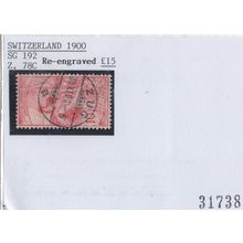 Switzerland Re-Engraved 1900 Stamp Mint