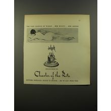 1954 Charles of the Ritz Ishah Perfume Ad - The very essence of woman