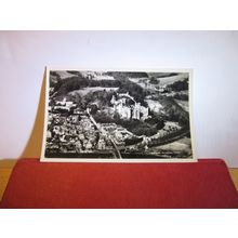 Aerial view, ARUNDEL CASTLE, SUSSEX. unused vintage postcard RP =
