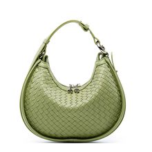 Women Genuine Leather Shoulder Bags Classic Crossbody Purses for Lady Handbag Gr
