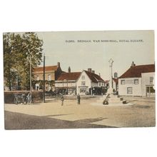 Dedham, War Memorial, Royal Square, Suffolk, Postcard.