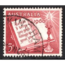 AUSTRALIA 1960: CHRISTMAS - 5d USED (G1)