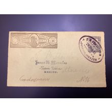 ICOLLECTZONE Mexico Postal History Carrier Cover front VF (G400)