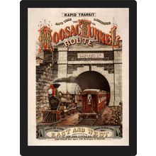 old train ad Poster Canvas Movie Film Print A0 A1 A2 A3 A4 A5 A6 Art Wall Decora