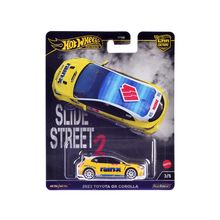 2023 Toyota GR Corolla "Rain X" Yellow "Slide Street 2" Series Diecast Model ...