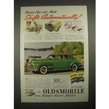 1940 Oldsmobile Custom Cruiser 4-Door Sedan Car Ad