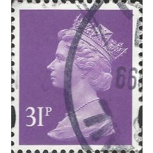 GB, Queen Elizabeth Machin, Ellipse, purple 1996, 31p, #2