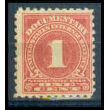 Used R196 1c Series of 1914 Barely Clears WA1789