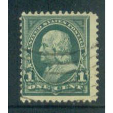 Used 279 1c Benjamin Franklin Average Plus M04344