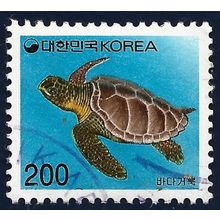 S. KOREA Sc#1722 200x sea turtle USED @F209