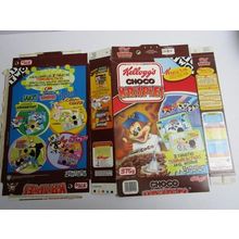 Kelloggs Coco Krispies 2002 SPAIN Cartoon Network Empty Cereal Box 375g Box only