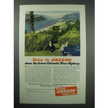 1940 Oregon Tourism Ad - Columbia River Highway