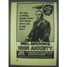 1978 Mel Brooks High Anxiety Movie Ad - The Birds