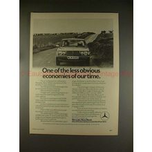 1978 Mercedes Diesel Car Ad - Less Obvious Economies!!