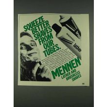 1978 Mennen Lather and Brushless Shaves Ad