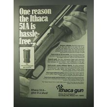 1982 Ithaca Gun 51A Shotgun Ad - Hassle-Free