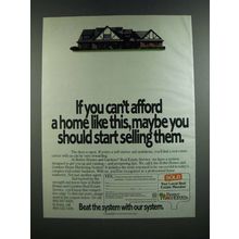 1986 Better Homes and Gardens Real Estate Service Ad - Can't Afford
