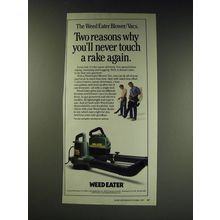 1987 Weed Eater Blower/Vacs Ad - Never Touch a Rake Again
