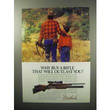 1987 Weatherby Mark V Rifle and Athena Shotgun Ad