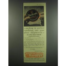 1949 Punchbowle Tobacco Ad - packing in perfect condition, after shipwreck