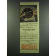 1949 Punchbowle Tobacco Ad - packing in perfect condition, after shipwreck