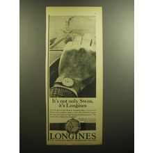 1964 Longines 408/4 Watch Ad - It's not only a Swiss, it's Longines