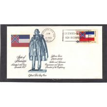 FDC Fleetwood 1652 13c Mississippi (Cachet-U/A) CV01184