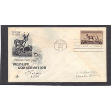 FDC Art Craft 1078 3c Antelope (Cachet-Penciled/A) CV42155
