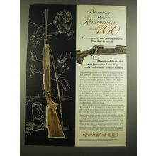 1962 Remington Model 700 Rifle Advertisement