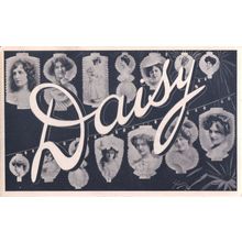 A Name Called Daisy Edwardian Actress Real Photo Postcard
