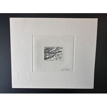 Monaco 1987 YT 97 pré Epreuve d'artiste Hiver quatre saisons Chataignier arbre