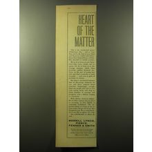 1960 Merrill Lynch Ad - Heart of the Matter