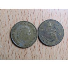 Netherlands 1961 5 Cents Coin
