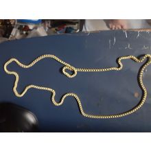 womens lemon long box chain necklace